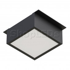 Светильник DL-GRIGLIATO-S90x90-12W Warm3000 (BK, 90 deg, 230) (Arlight, IP40 Металл, 3 года)