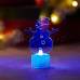 Фигура светодиодная на подставке "Снеговик в шляпе 2D", RGB, SL501-043
