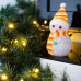 Фигура светодиодная "Снеговик" 10см, RGB, SL513-019