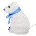 Акриловая светодиодная фигура "Белый мишка" 20 см, 4,5 В, 3 батарейки AA (не входят в комплект), 20 светодиодов, NEON-NIGHT, SL513-247