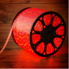 Дюралайт LED, постоянное свечение (2W) - красный, бухта 100м, SL121-122-6