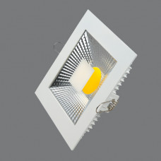 704SQ-10-3000K Светильник встраиваемый,квадратный,LED,10W